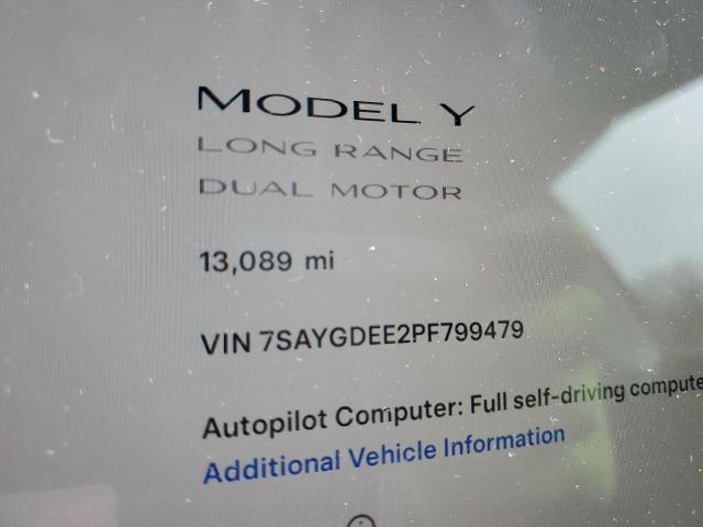 7SAYGDEE2PF799479 Tesla Model Y