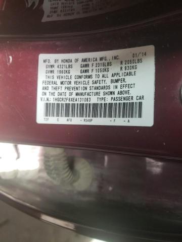 1HGCR2F8XEA131063 Honda ACCORD EXL