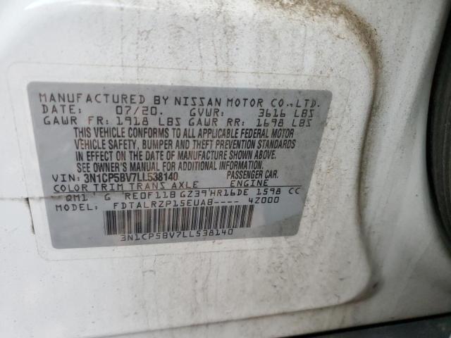 3N1CP5BV7LL538140 Nissan KICKS S