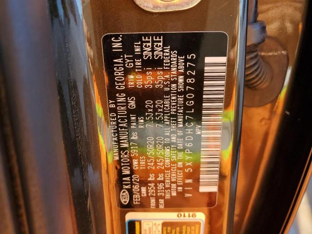5XYP6DHC7LG078275 KIA Telluride S