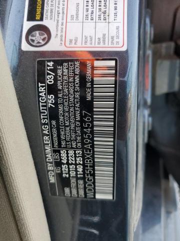 WDDGF5HBXEA954567 Mercedes-Benz C 350