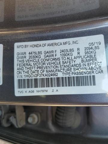 1HGCV2F37KA024662 Honda Accord Sport