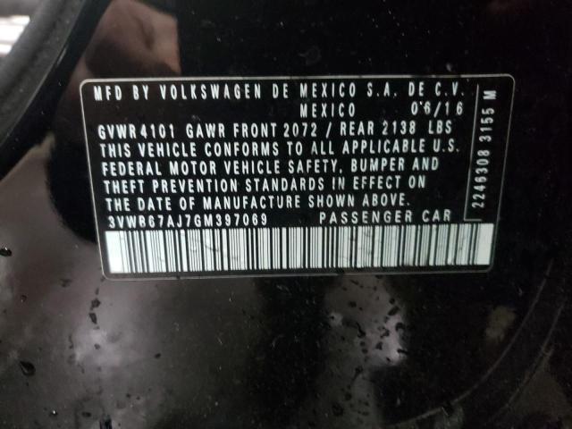 3VWB67AJ7GM397069 Volkswagen JETTA SE