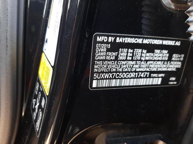5UXWX7C50G0R17471 BMW X3 Xdrive35i
