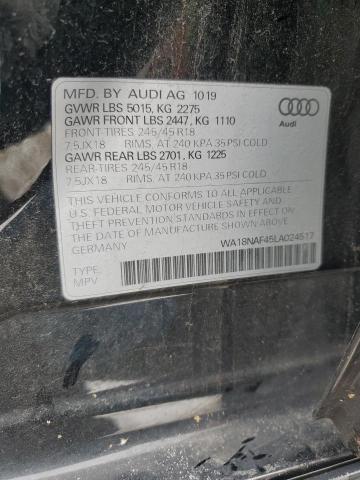 WA18NAF45LA024517 Audi A4 Allroad Premium Plus