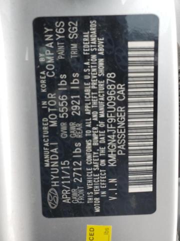 KMHGN4JF9FU096878 Hyundai Genesis 5.0l
