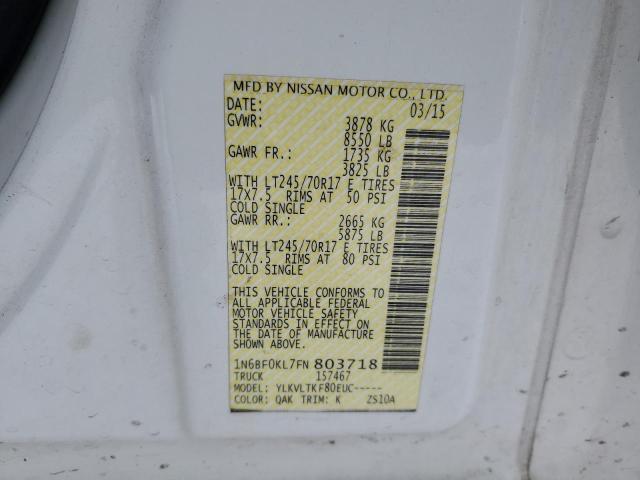 1N6BF0KL7FN803718 Nissan NV 1500