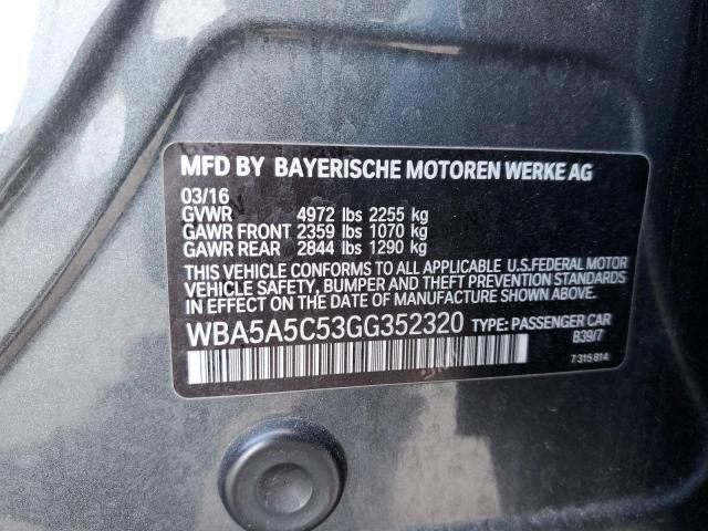 WBA5A5C53GG352320 BMW 528 I