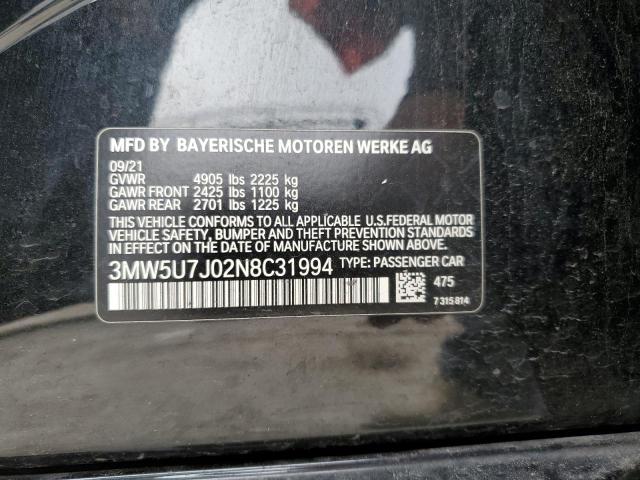 3MW5U7J02N8C31994 BMW M340I
