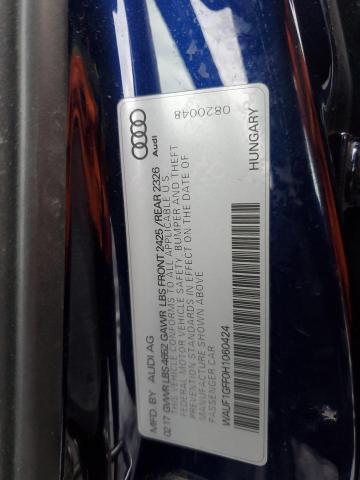 WAUF1GFF0H1060424 Audi S3 Prestige