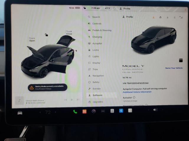 7SAYGDEE4PA025344 Tesla Model Y