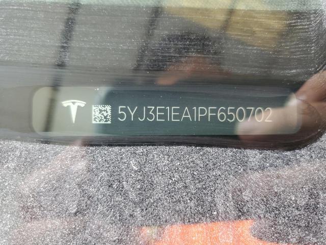 5YJ3E1EA1PF650702 Tesla MODEL 3