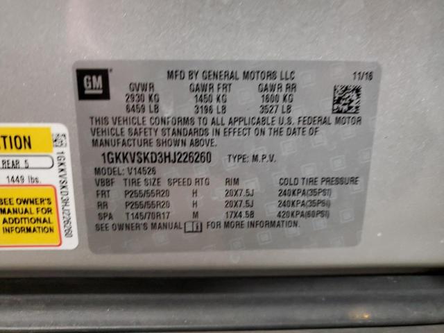 1GKKVSKD3HJ226260 GMC Acadia Limited Slt-2