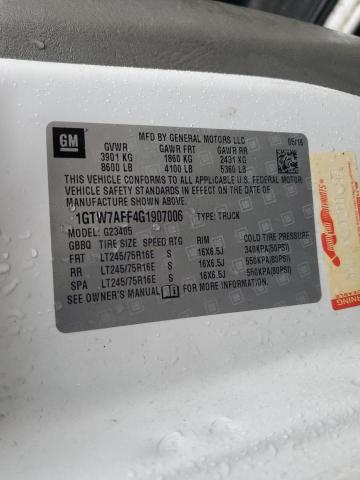 1GTW7AFF4G1907006 GMC Savana G2500