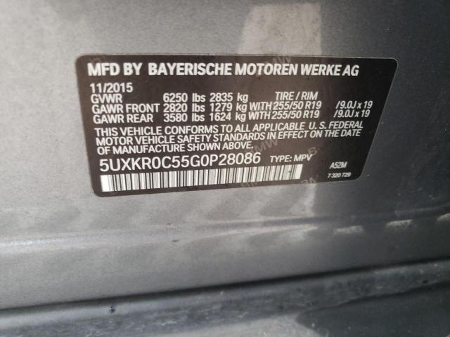 5UXKR0C55G0P28086 BMW X5 Xdrive35i