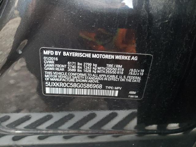5UXKR0C58G0S86968 BMW X5 Xdrive35i