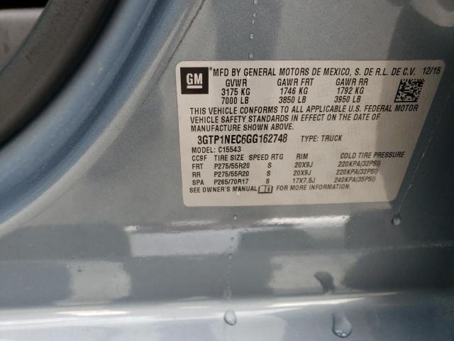 3GTP1NEC6GG162748 GMC Sierra C1500 Slt