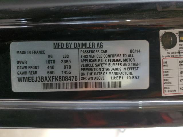 WMEEJ3BAXFK808476 Smart Fortwo Pure