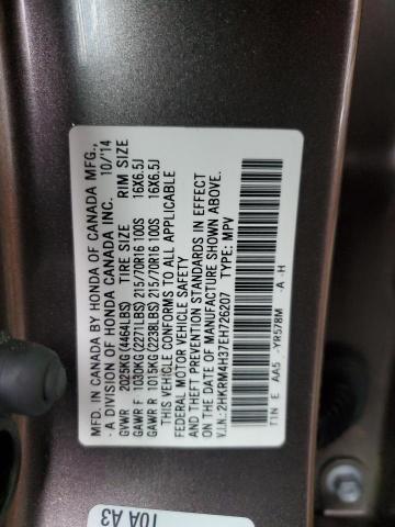 2HKRM4H37EH726207 Honda CR-V LX