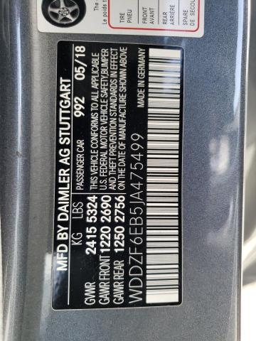 WDDZF6EB5JA475499 Mercedes-Benz E 43 4matic Amg