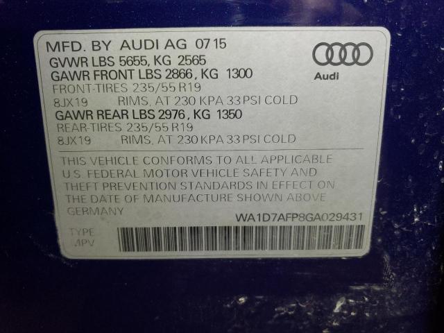 WA1D7AFP8GA029431 Audi Q5 Premium Plus S-line