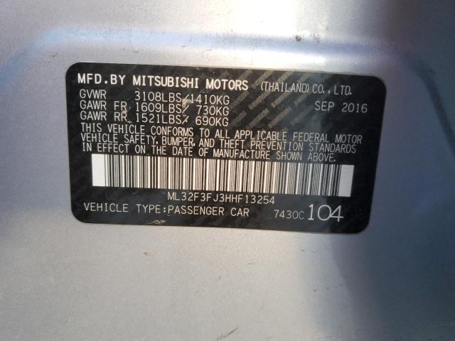 ML32F3FJ3HHF13254 Mitsubishi Mirage G4 Es