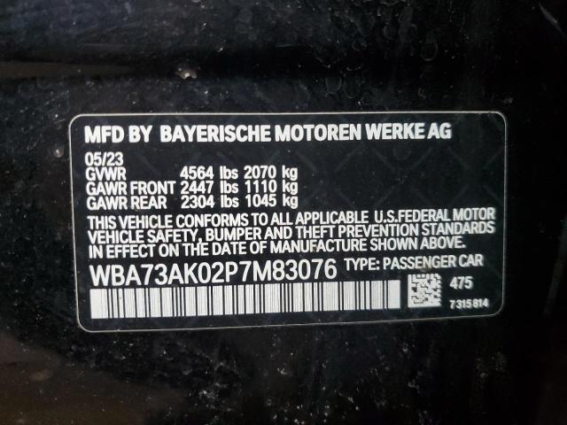 WBA73AK02P7M83076 BMW 228XI