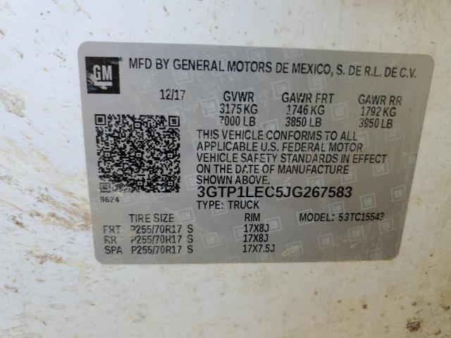 3GTP1LEC5JG267583 GMC Sierra C1500