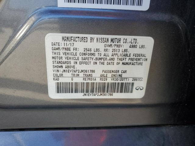 JN1EV7AP2JM361786 Infiniti Q50 LUXE