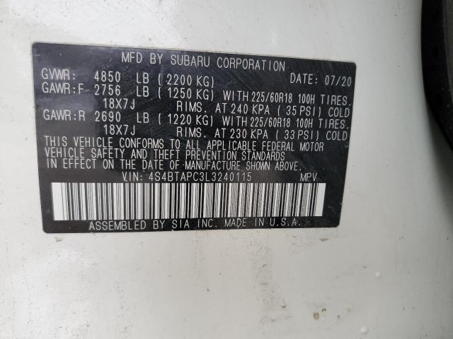 4S4BTAPC3L3240115 Subaru Outback Touring