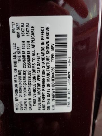 7FARW1H83HE044050 Honda CR-V EXL