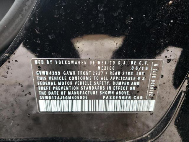 3VWD17AJ5GM405905 Volkswagen Jetta Sport