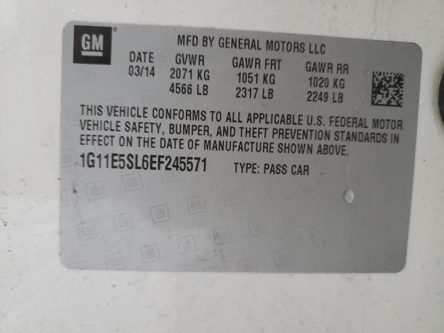 1G11E5SL6EF245571 Chevrolet MALIBU 2LT
