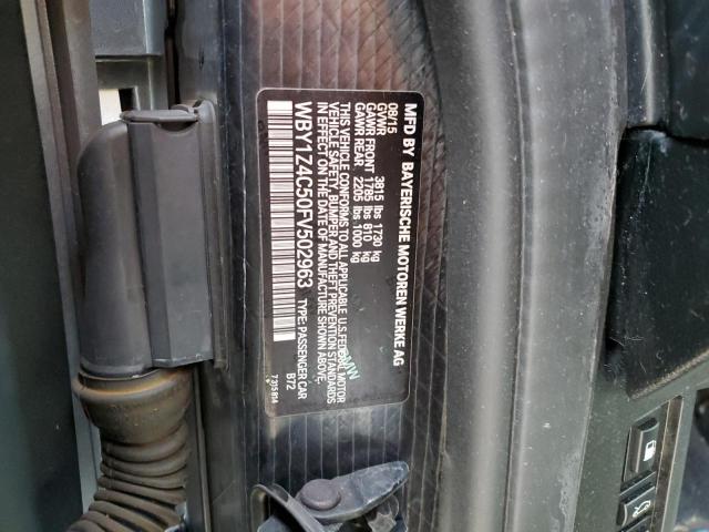 WBY1Z4C50FV502963 BMW I3 REX
