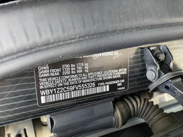 WBY1Z2C59FV555326 BMW I3 Bev