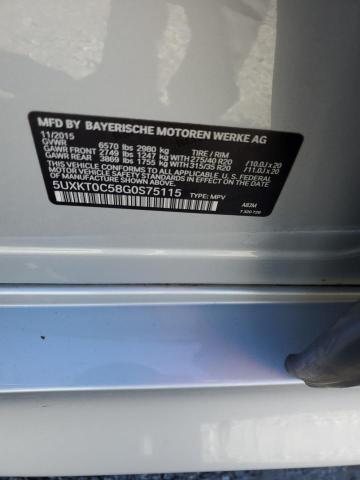 5UXKT0C58G0S75115 BMW X5 Xdr40e