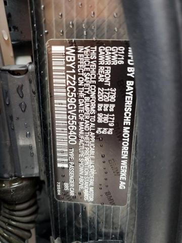 WBY1Z2C59GV556400 BMW I3 Bev
