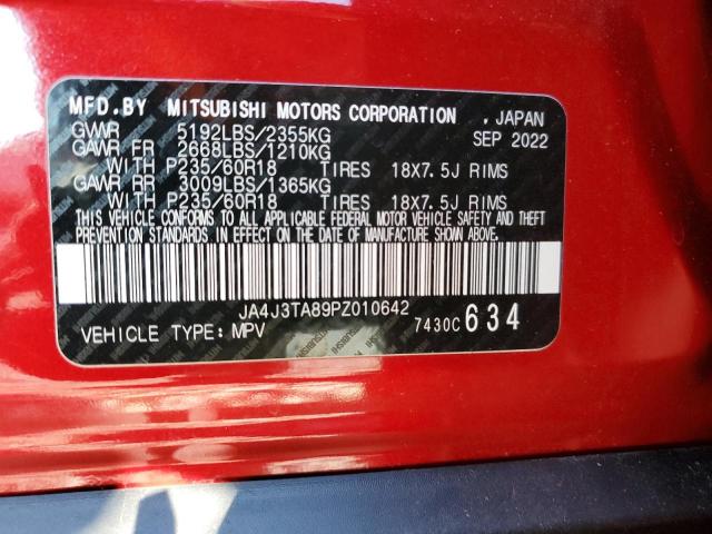 JA4J3TA89PZ010642 Mitsubishi Outlander Es