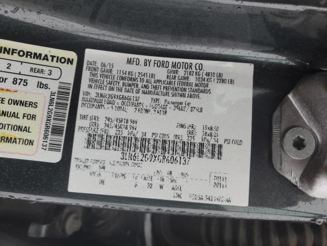 Lincoln MKZ 2016 3LN6L2G9XGR606137 Image 13