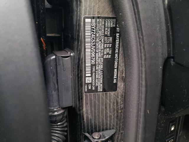 WBY7Z4C53JVD96790 BMW I3 REX