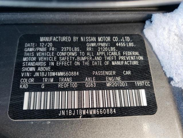 JN1BJ1BW4MW660884 Nissan Rogue Sport Sv