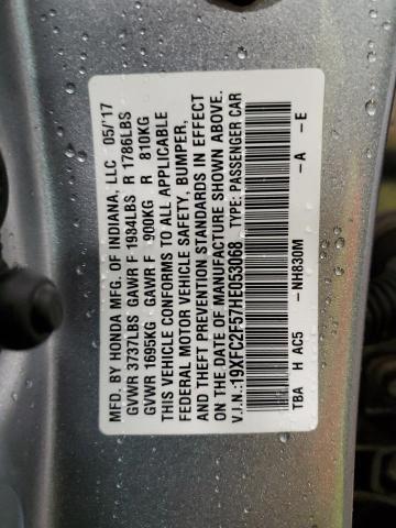 19XFC2F57HE053068 Honda Civic Lx