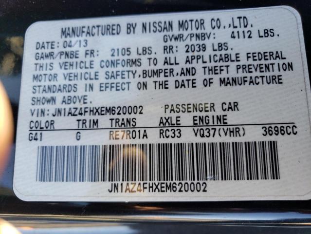 JN1AZ4FHXEM620002 Nissan 370Z BASE