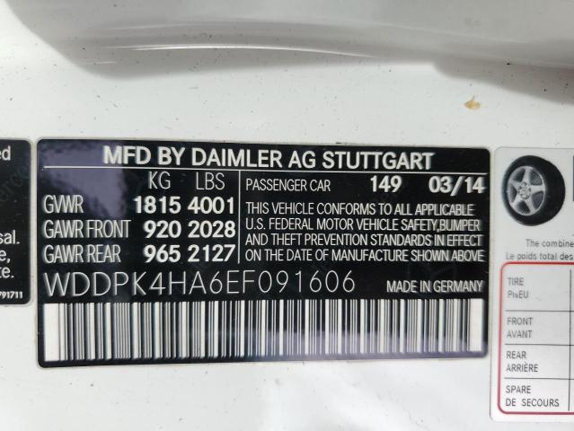 WDDPK4HA6EF091606 Mercedes-Benz SLK 250