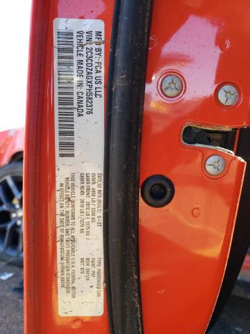 2C3CDZAGXPH582376 Dodge Challenger Sxt