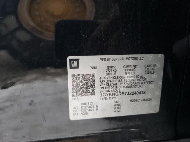 1GYKNGRS7JZ240418 Cadillac Xt5 Platinum
