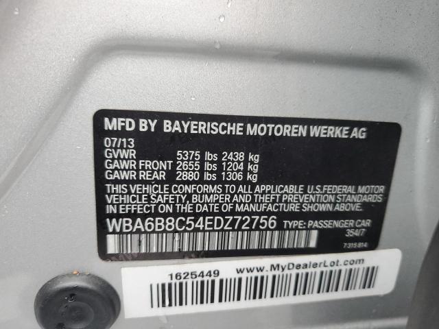 WBA6B8C54EDZ72756 BMW 640 Xi Gran Coupe