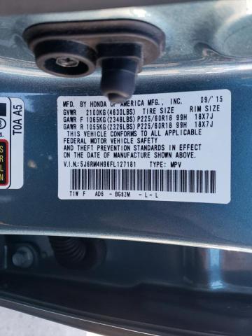 5J6RM4H96FL127181 Honda Cr-v Touring