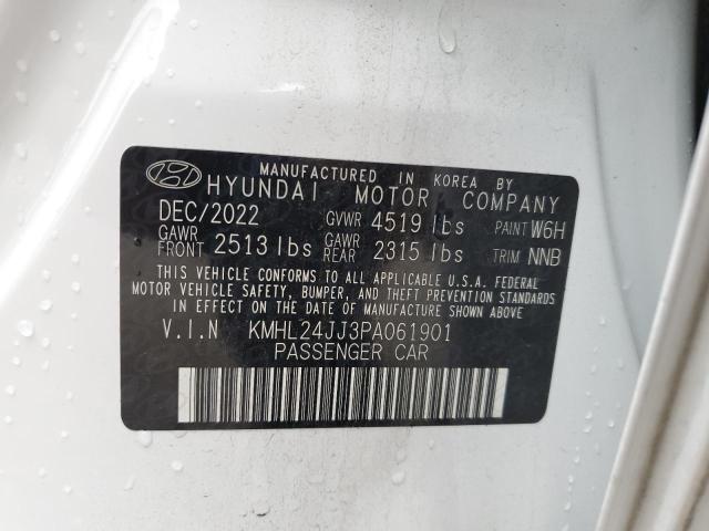 KMHL24JJ3PA061901 Hyundai SONATA HYBRID