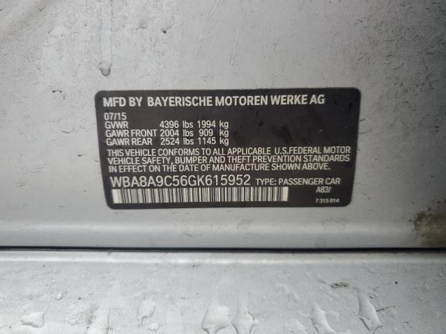 WBA8A9C56GK615952 BMW 320 I